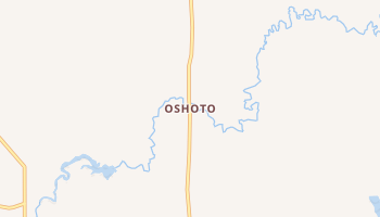 Oshoto, Wyoming map