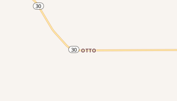 Otto, Wyoming map