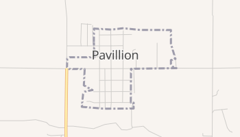 Pavillion, Wyoming map