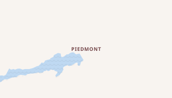Piedmont, Wyoming map