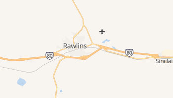 Rawlins, Wyoming map