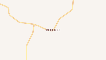 Recluse, Wyoming map