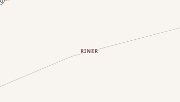 Riner, Wyoming map