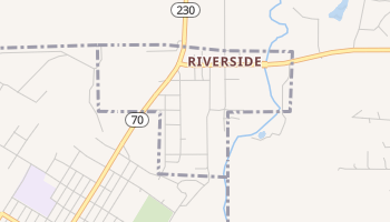 Riverside, Wyoming map