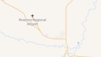 Riverton, Wyoming map
