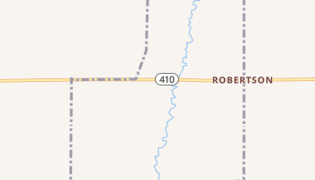 Robertson, Wyoming map