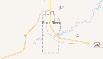 Rock River, Wyoming map