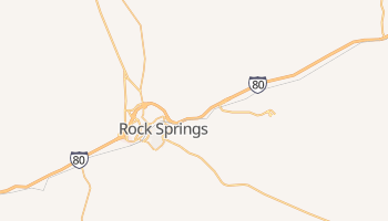 Rock Springs, Wyoming map