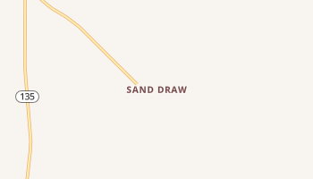 Sand Draw, Wyoming map