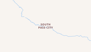South Pass City, Wyoming map