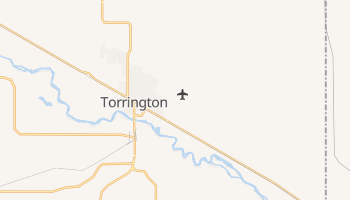 Torrington, Wyoming map