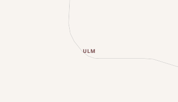 Ulm, Wyoming map