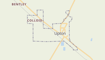 Upton, Wyoming map