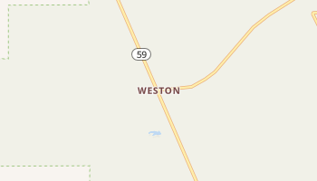 Weston, Wyoming map