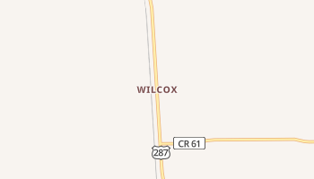 Wilcox, Wyoming map