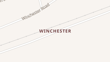 Winchester, Wyoming map