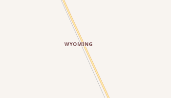 Wyoming, Wyoming map