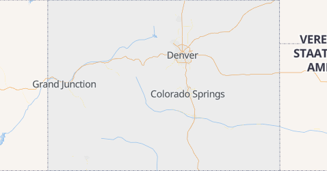 Karte von Colorado