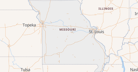 Karte von Missouri
