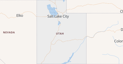 Karte von Utah