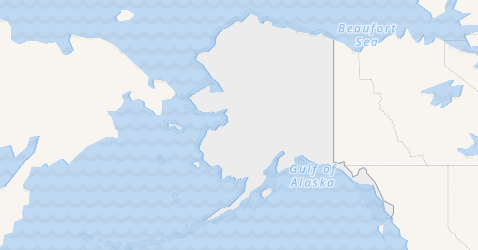 Alaska kort