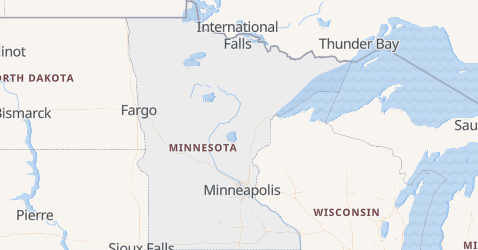 Minnesota kort
