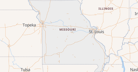 Missouri kort