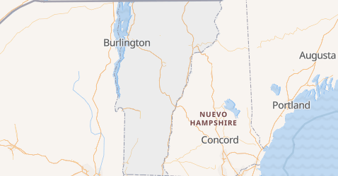 Mapa de Vermont