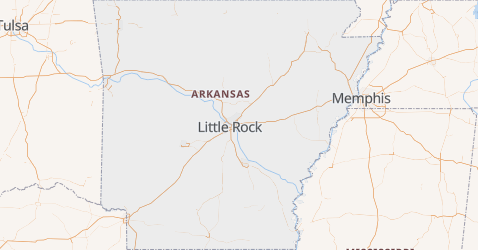 Carte de Arkansas