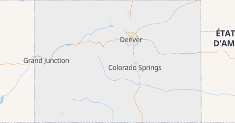 Carte de Colorado