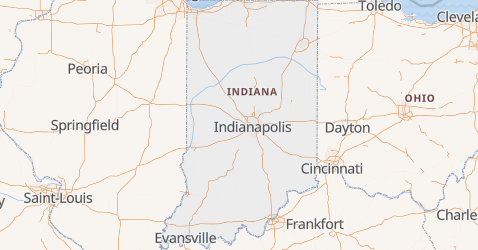 Carte de Indiana