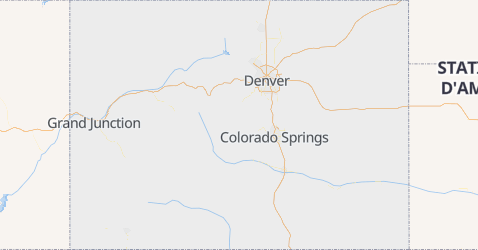 Mappa di Colorado