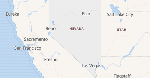 Mappa di Nevada
