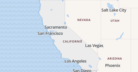 Californië kaart
