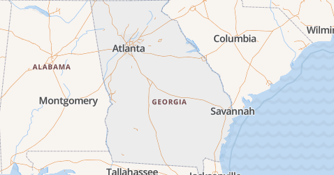 Georgia kaart