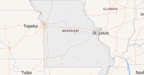 Missouri kaart