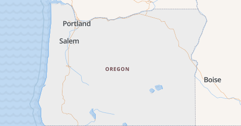 Oregon kaart