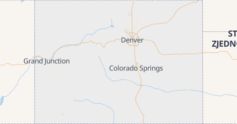 Kolorado - szczegółowa mapa
