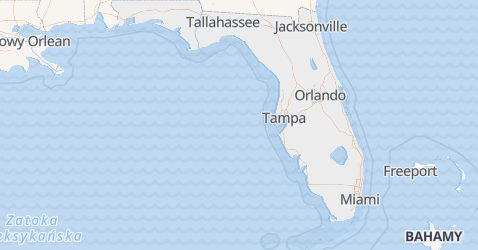 Floryda - szczegółowa mapa