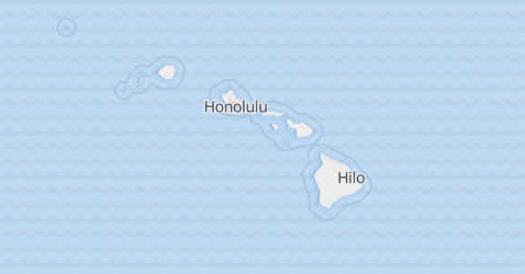 Mapa de Havaí