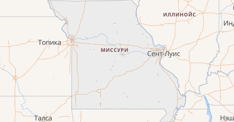 Миссури - карта