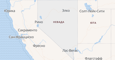 Невада - карта